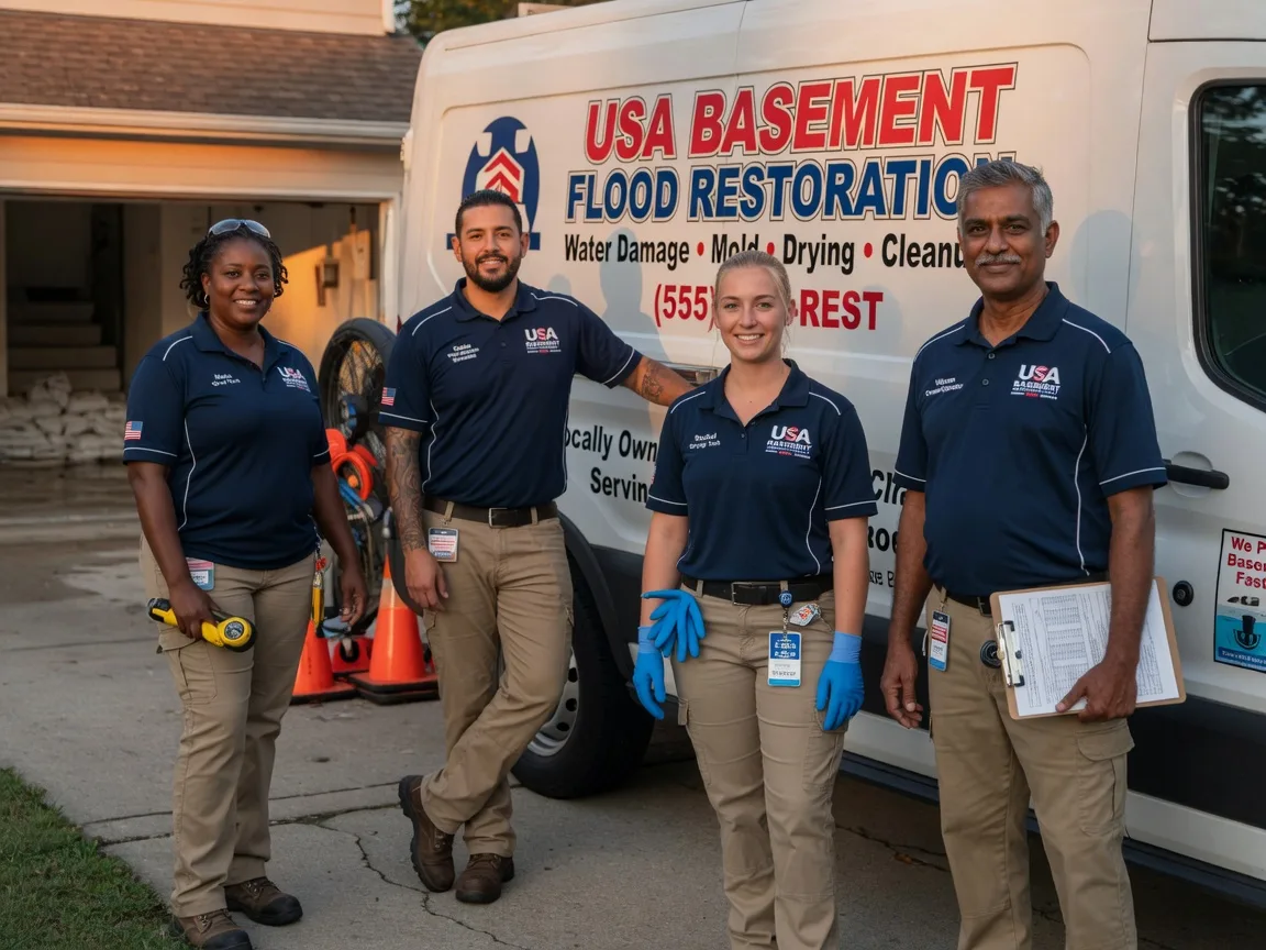 Basement Flood Cleanup company in Rinard, IL
