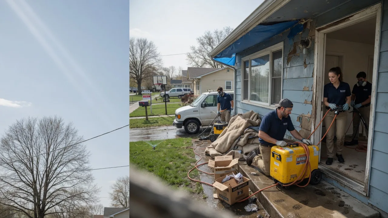 Basement Flood Cleanup in Rinard, IL near me